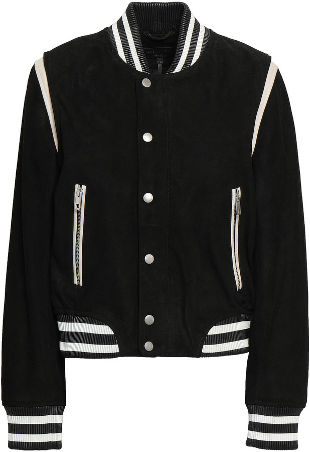 rag and bone black bomber jacket