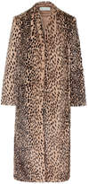 Thumbnail for your product : Mason by Michelle Mason Leopard-print Faux Fur Coat - Sand