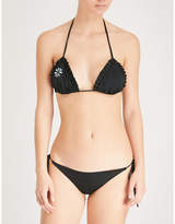 Thumbnail for your product : Ganni Polly halterneck bikini