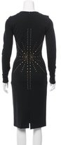 Thumbnail for your product : Tamara Mellon Long Sleeve Embellished Dress