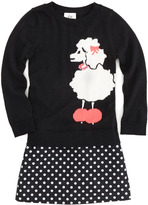 Thumbnail for your product : Milly Minis Polka-Dot Miniskirt, Black