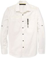 Thumbnail for your product : Sean John Men's Long-Sleeve Woven Flight Shirt, Only at Macy's