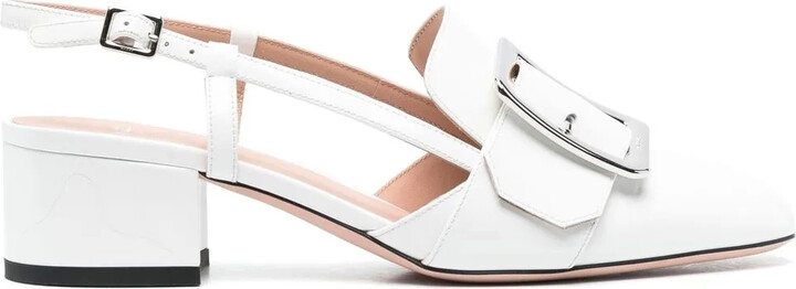 Bally Buckle-Detail Slingback Pumps