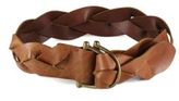 Thumbnail for your product : Polo Ralph Lauren Wide Woven Leather Belt