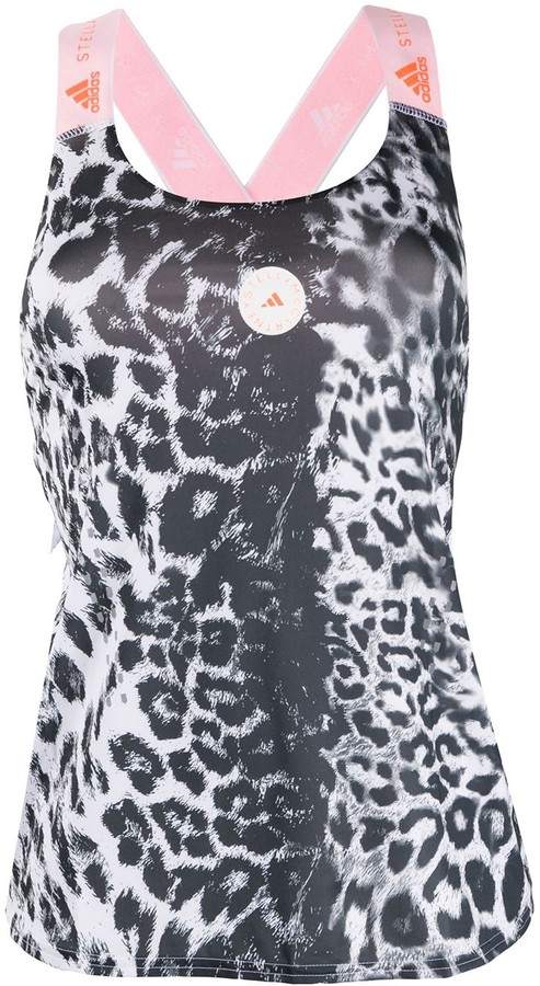 adidas leopard print top