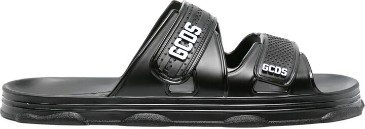 GCDS Rubber Ibex clogs - ShopStyle Flip Flop Sandals