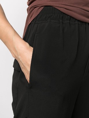 Rick Owens Phlegethon dropped crotch cropped trousers