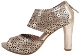 Thumbnail for your product : Progetto Laser Cut Metallic Sandal