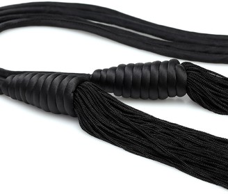 ATTICO Tassel-trimmed satin belt