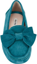Thumbnail for your product : Miu Miu Bow Loafers