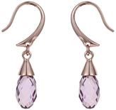 Thumbnail for your product : Aurora Swarovski Elements 18 Carat Rose Gold Plated Pink Drop Earrings