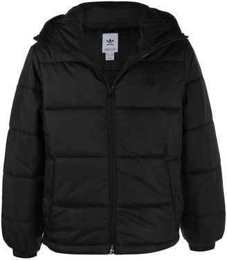 adidas men's insulated hooded puffer jacket