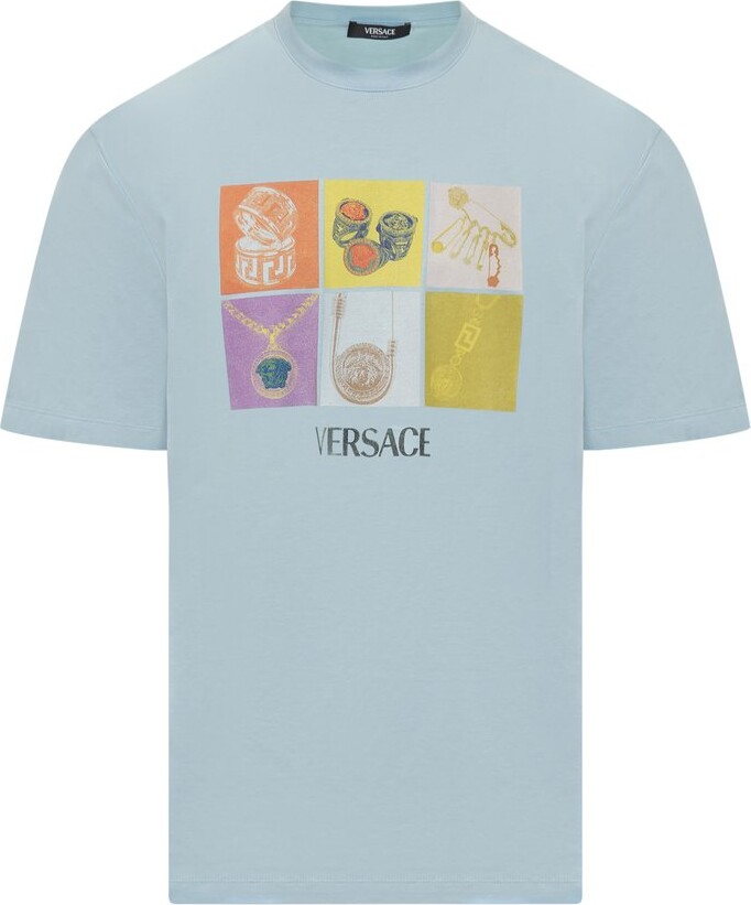 Versace Graphic-Printed Crewneck T-Shirt