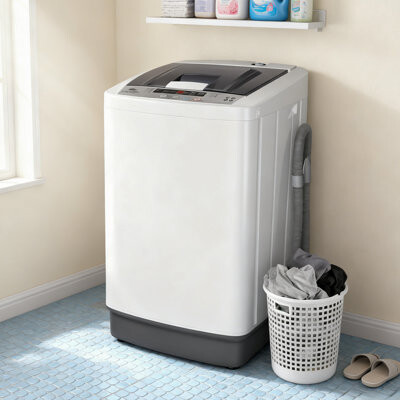 Homdox 1.8 cu. ft. High Efficiency Washing Machine with Drain Pump