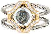 Thumbnail for your product : Charriol Blue Topaz & Diamond Cocktail Ring