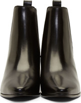 Thumbnail for your product : Saint Laurent Black Leather Wyatt Winklepicker Boots