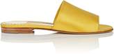 Thumbnail for your product : Manolo Blahnik Women's Rapalla Satin Slide Sandals