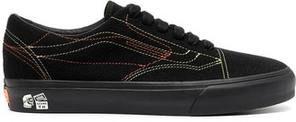 black leather vans size 3