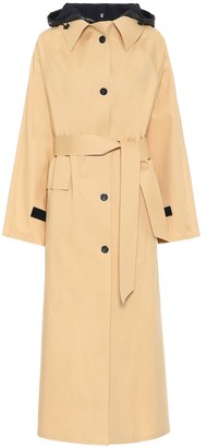 Kassl Editions Hooded trench coat