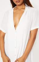 Thumbnail for your product : PrettyLittleThing Tall White Short Sleeve Shirt