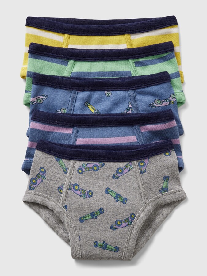 Gap Toddler Organic Cotton Briefs (5-Pack) - ShopStyle Boys' Underwear &  Socks