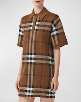 Thumbnail for your product : Burberry Carmella Knit Polo Dress