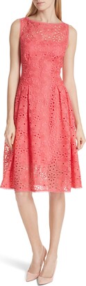 Kate Spade Lace Fit & Flare Dress