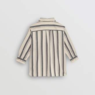 Burberry Striped Cotton Wool Shirt