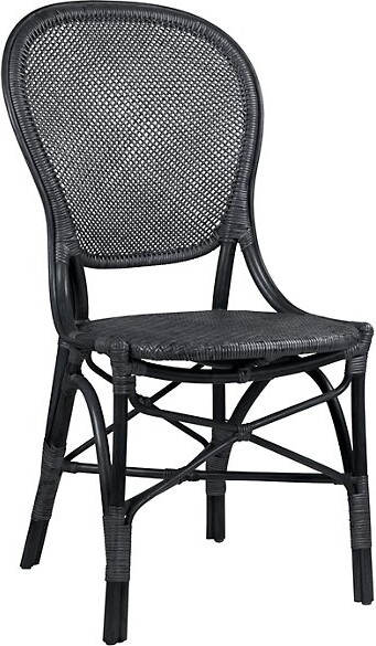 Sika Design Rossini Rattan Dining Side Chair in Grey