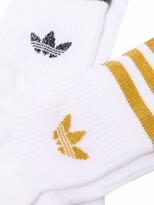 Thumbnail for your product : adidas Logo-Print Glittered Socks
