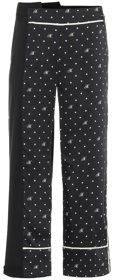 Monse Knit-Band High-Waisted Trousers - ShopStyle Dress Pants