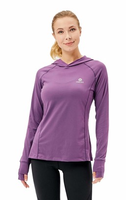 HMILES Womens Running Tops long Sleeve Gym Fitness Shirt Quick Dry