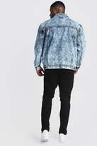 Thumbnail for your product : boohoo Big & Tall Denim Western Jacket