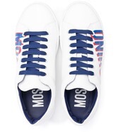 Thumbnail for your product : MOSCHINO BAMBINO Logo-Print Low-Top Sneakers