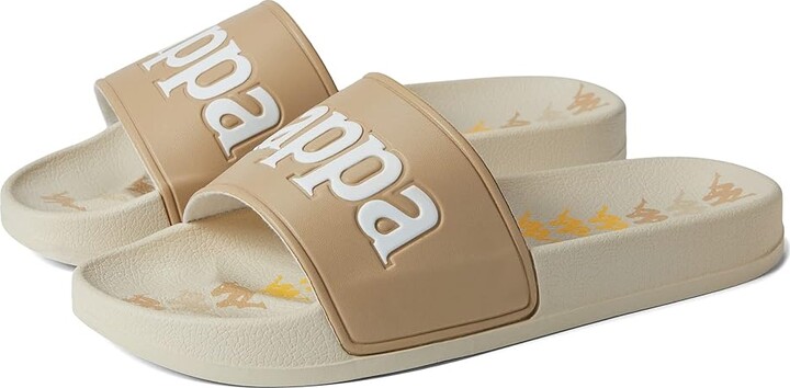 Kappa Authentic Adam 19 (Cream/Almond/Yellow) Shoes - ShopStyle Flip Flop  Sandals