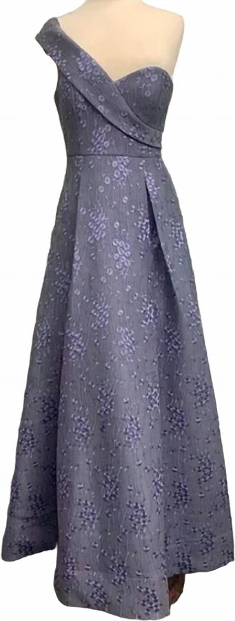 Bariano Starlit Gown In Purple