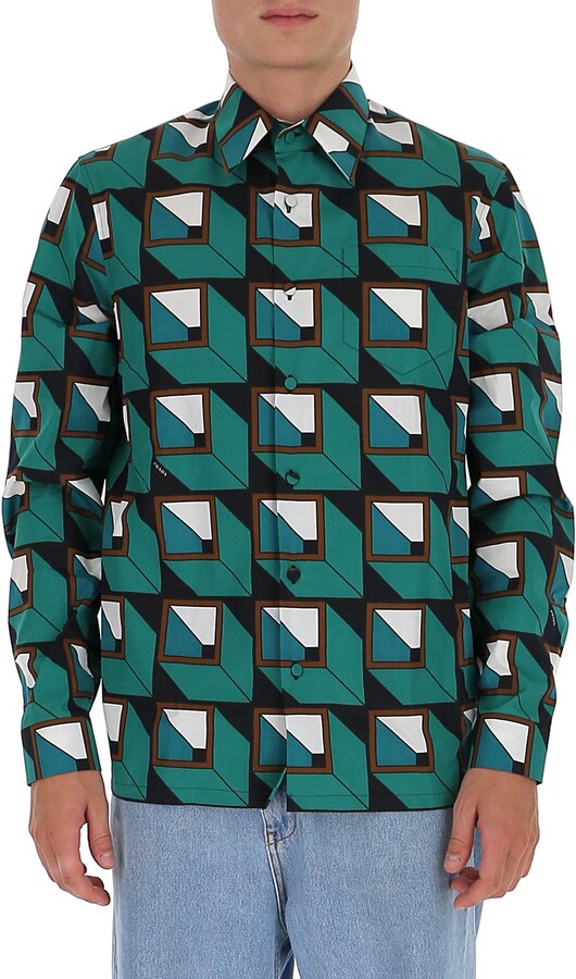 prada print shirt