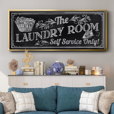 Red Barrel Studio Self Service- Framed Canvas