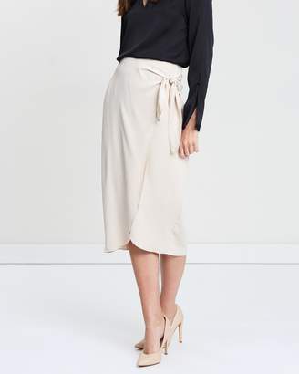 Forcast Charlize Tie Waist Skirt