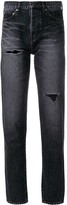 Thumbnail for your product : Saint Laurent Distressed Effect Tapered Jeans