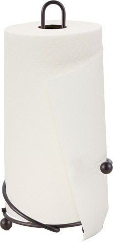 Home Basics Wire Collection Paper Towel Holder, Bronze