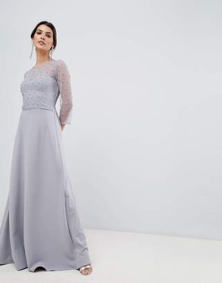 evening maxi dresses with sleeves uk