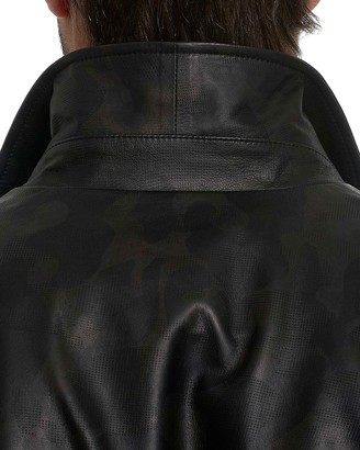 Robert Graham Colden Camouflage Leather Jacket