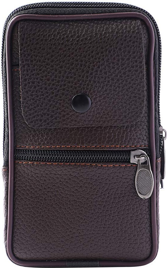 Genuine Leather Men's Wallet Card Holder Flat Design Men's