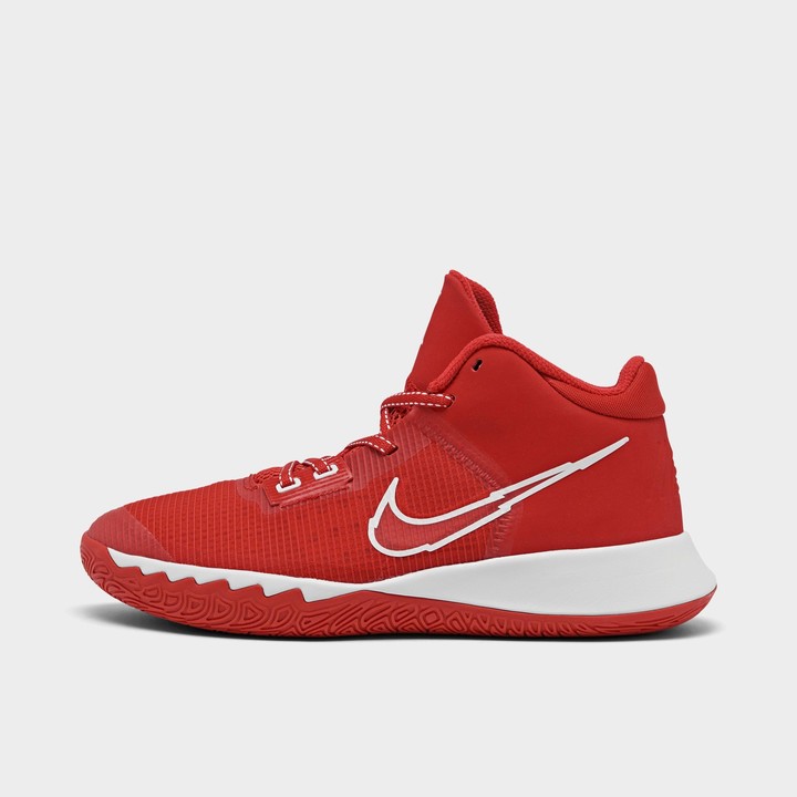 red nike shoes high tops