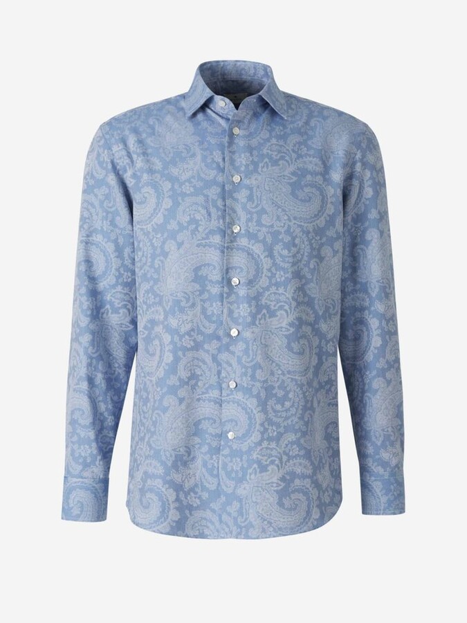 Etro Men's Shirts | Shop the world's largest collection of fashion 