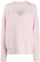 Thumbnail for your product : McQ Embroidered Heart Jumper