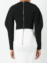 Thumbnail for your product : David Koma slit sleeves blouse