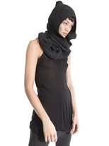 Thumbnail for your product : Heavy Cotton Knit Shawl Hood