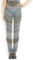 Thumbnail for your product : Missoni High-rise crochet-knit leggings-style pants